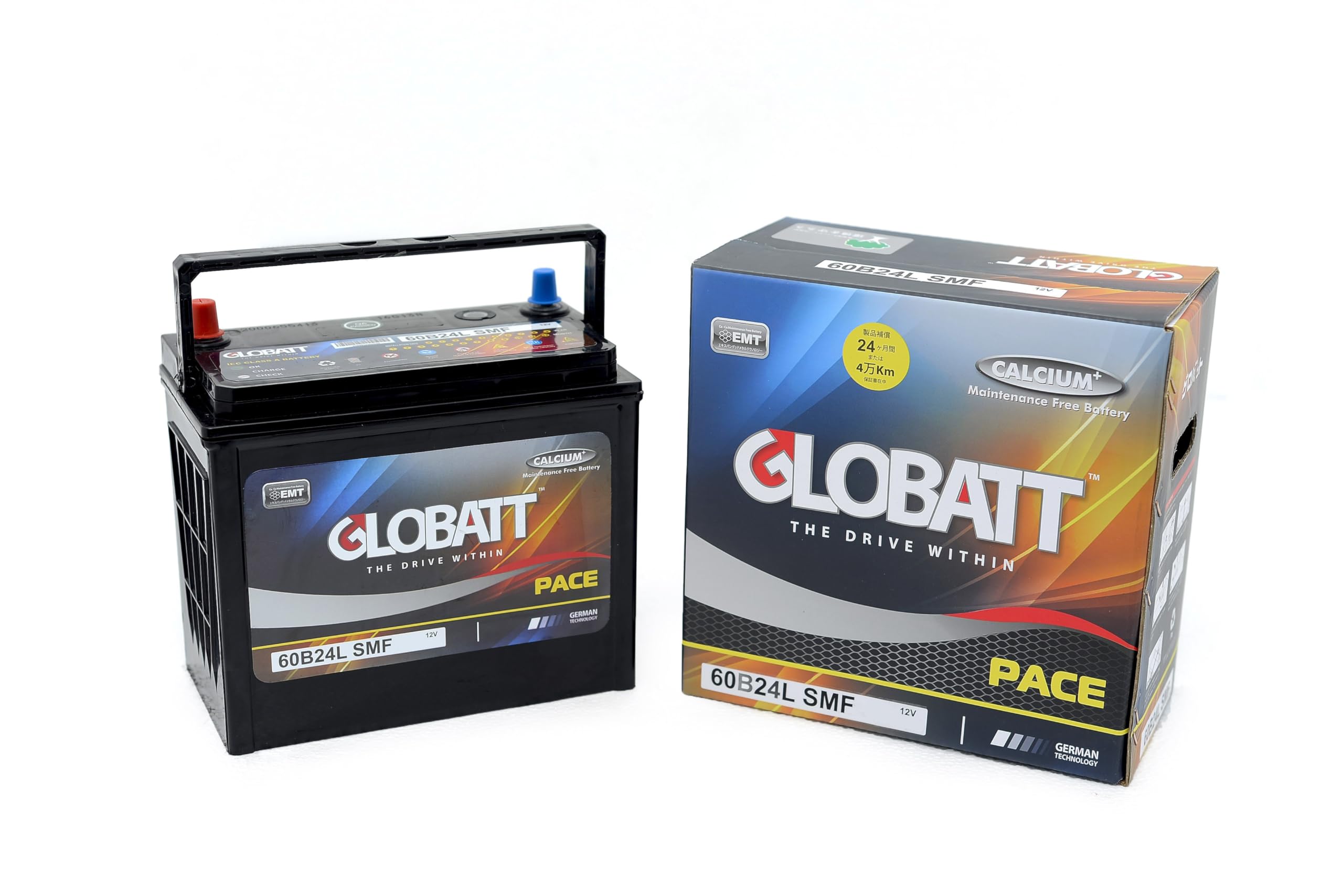 グロバット カーバッテリー 60B24L Amazon | GLOBATT[グロバット]国産車用バッテリー (SMF)60B24L | カー